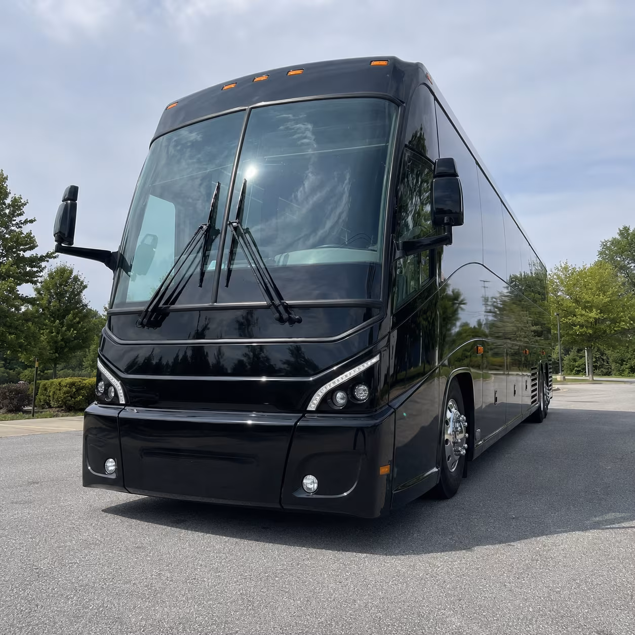 garden grove charter bus services exterior