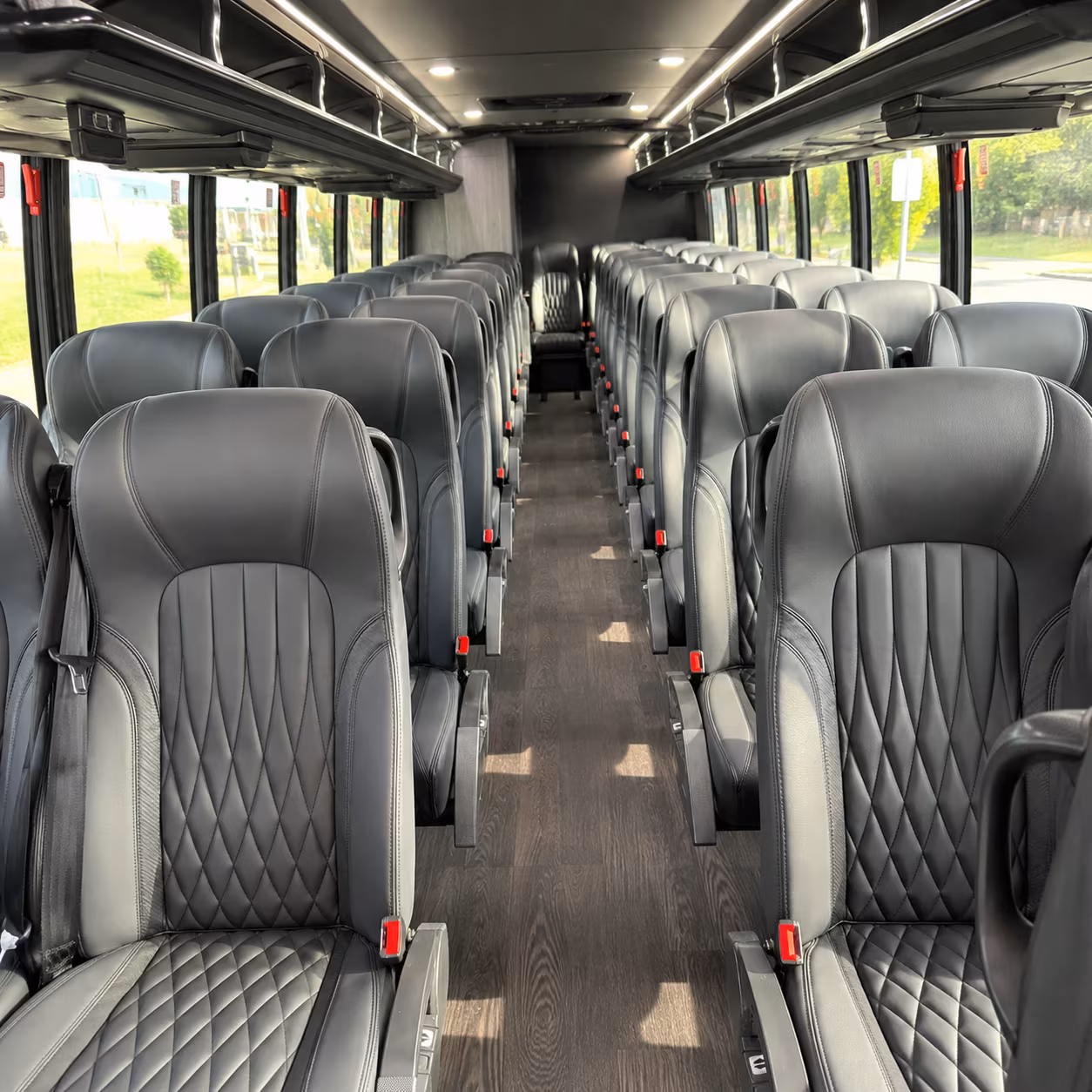 garden grove wedding transportation onboard seating